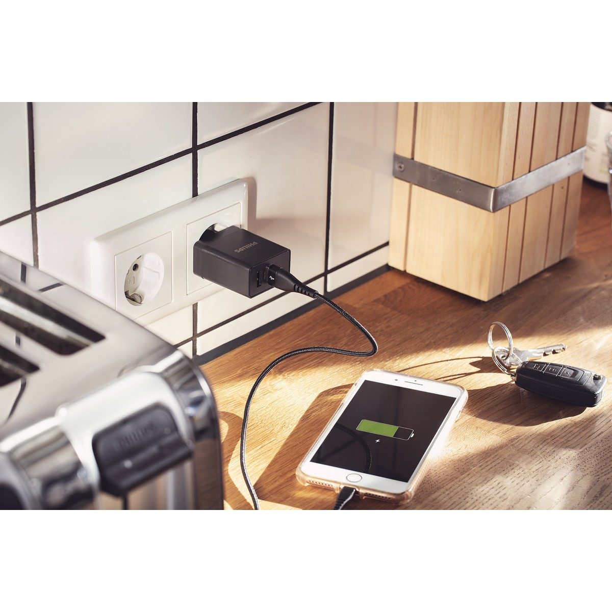 Philips Philips Doppelladegerät DLP2610/12 USB-Ladegerät