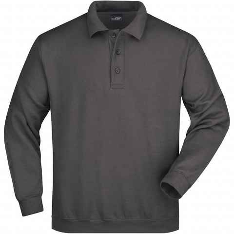 James & Nicholson Sweatshirt Polo Sweatshirt Heavy "JN041"- James & Nicholson®