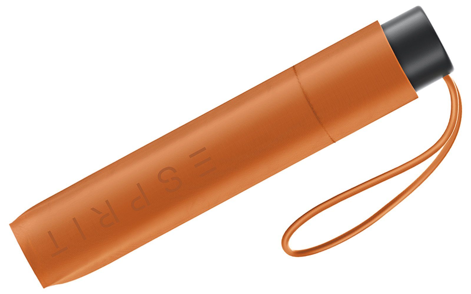 Damen Mini orange, 2022 Taschenregenschirm - Slimline in den burnt HW neuen sehr Esprit Trendfarben leicht,