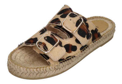 espadrij l´originale CLAQUETTE LEO Keilpantolette Leopard