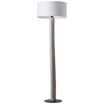 Lightbox Stehlampe, ohne Leuchtmittel, Stehlampe, 1,6 m Höhe, Ø 50 cm, E27, max. 25 W, Schalter, Holz/Textil
