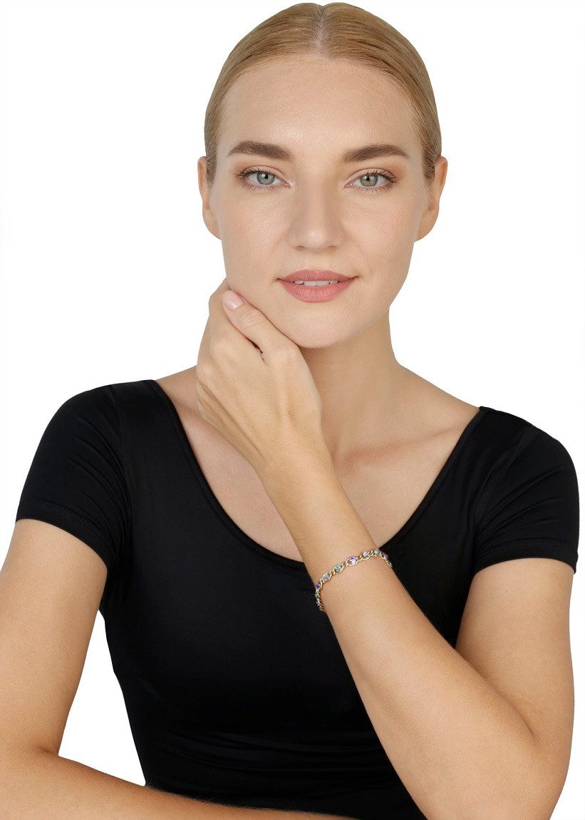 KONPLOTT Gliederarmband Konplott: Armband Magic Fireball shinny brass