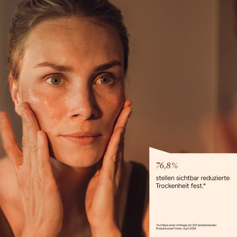 JUNGLÜCK Tagescreme Hyaluron Creme Reichhaltig - mit Bio Aloe Vera, 1-tlg., Nährende Feuchtigkeitspflege besonders für trockene Haut