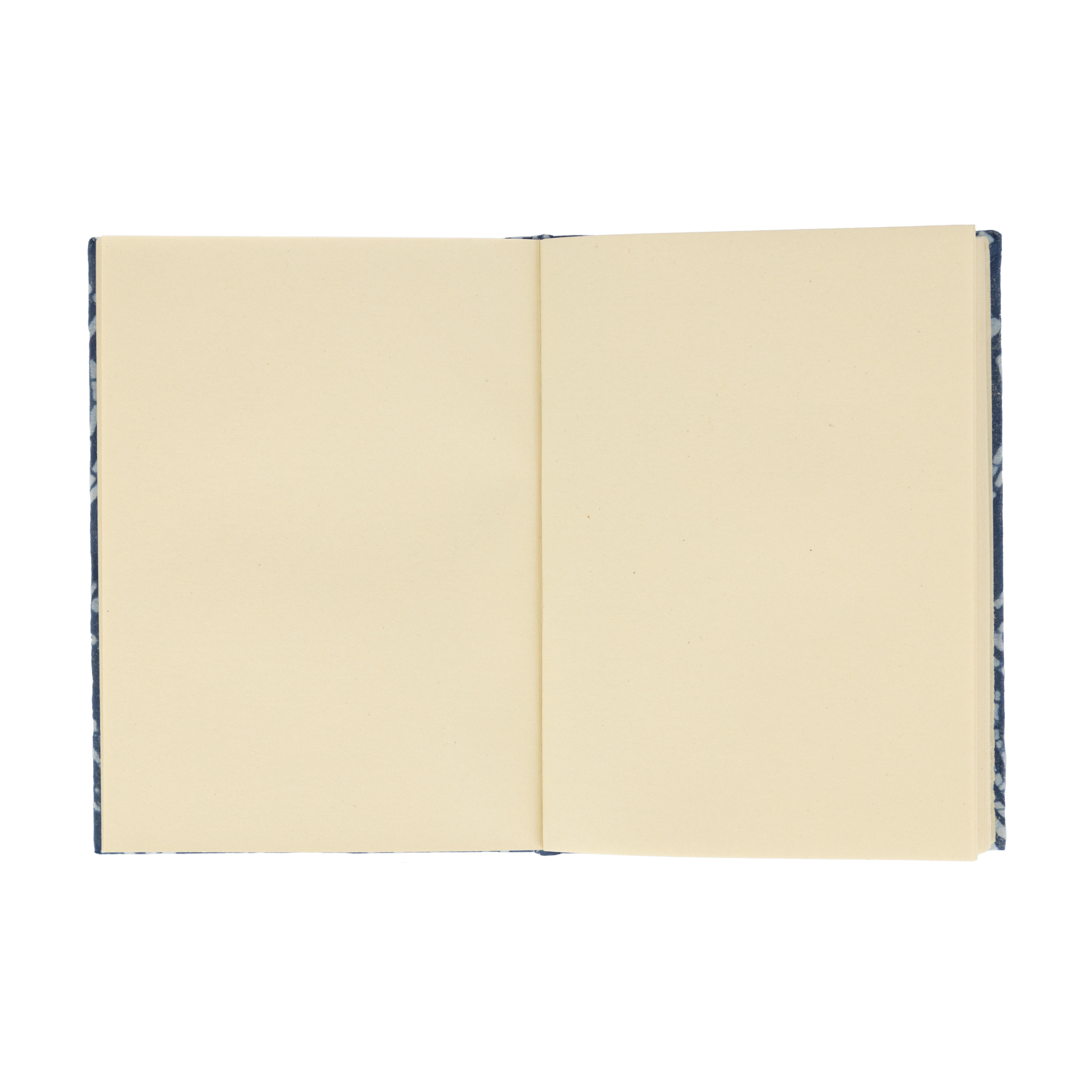 El Puente Notizbuch Notizbuch mit Stoffumschlag in Blau, Handmade, Handmade