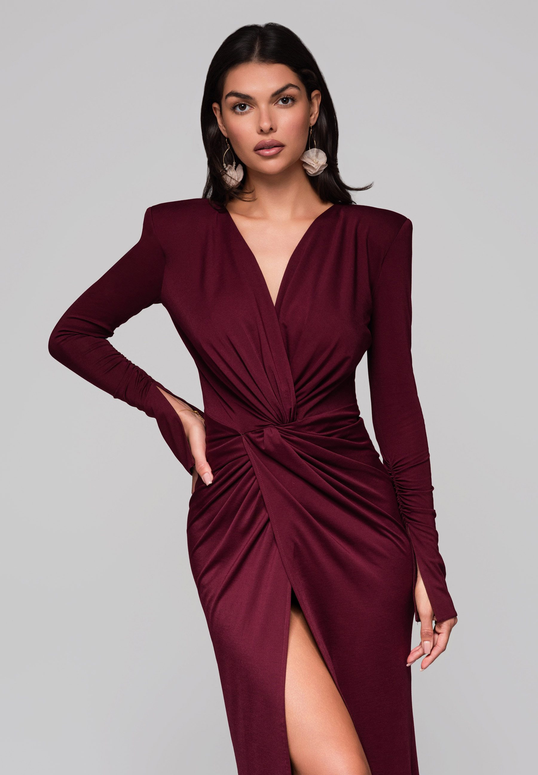 OMBRE Abendkleid Abendkleid mit Schlitz