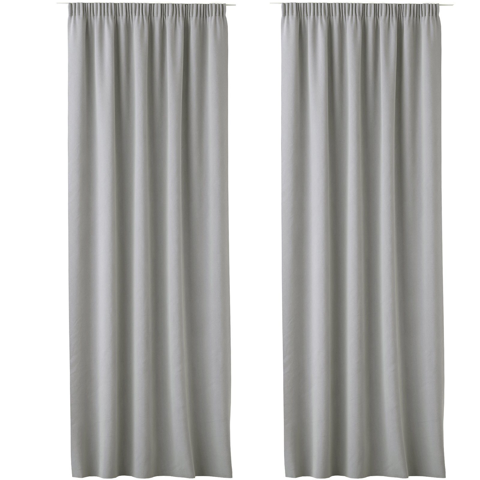 JEMIDI Gardine 2x Blickdichte Vorhänge 140x250cm, günstig online kaufen