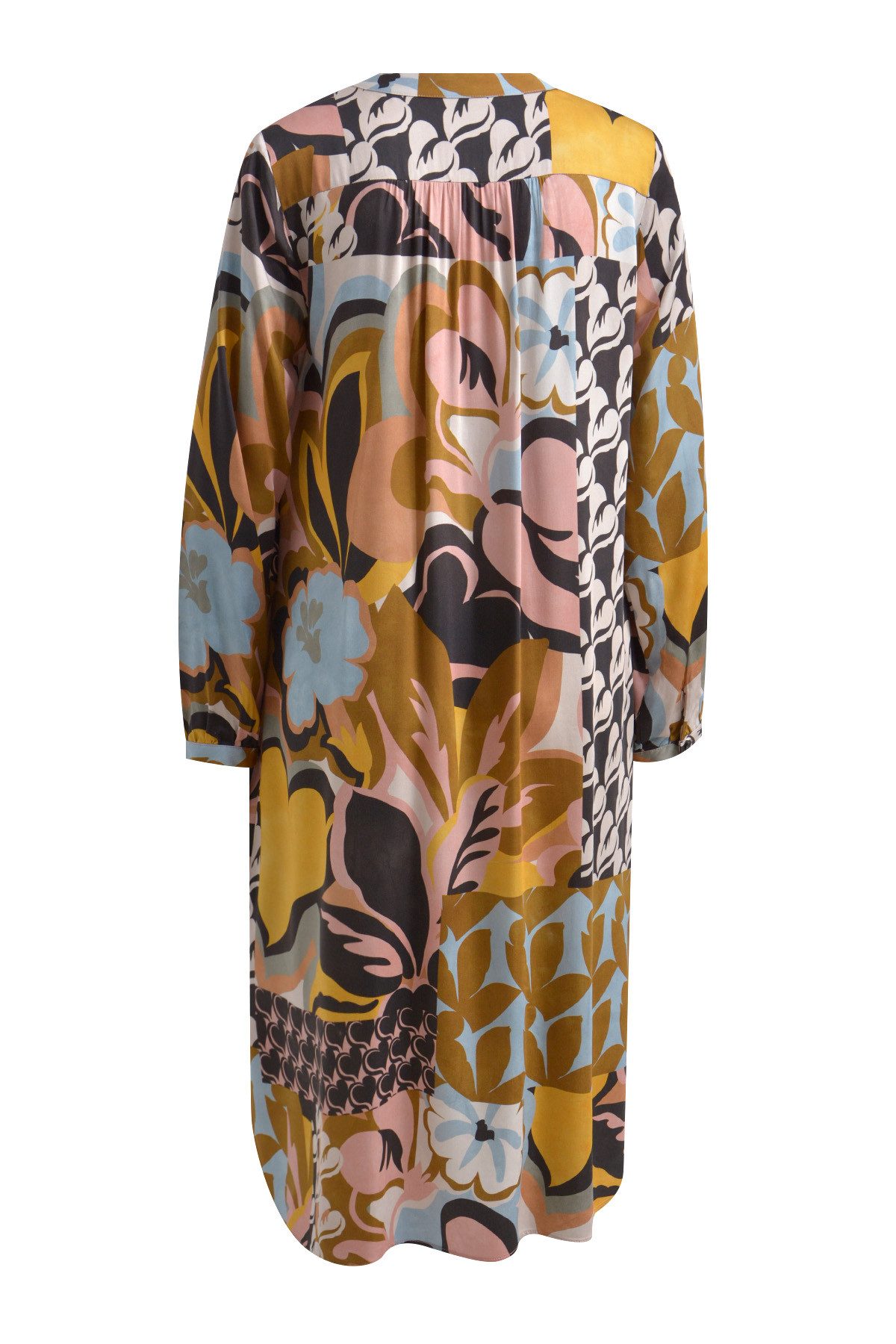 Milano Italy Blusenkleid MIDIDRESS W ROUNDNEC