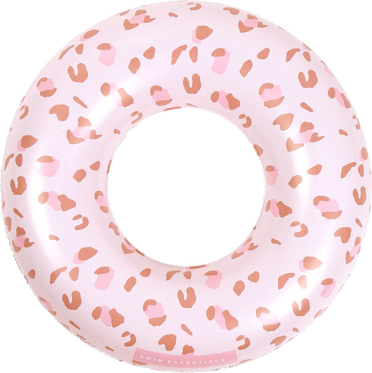 Swim Essentials Schwimmring Schwimmring 55 cm Alt Pink Leopard, Schwimmreifen Reifen Ring Schwimmhilfe