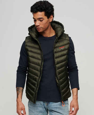 Superdry Steppweste HOODED FUJI PADDED GILET Army Khaki