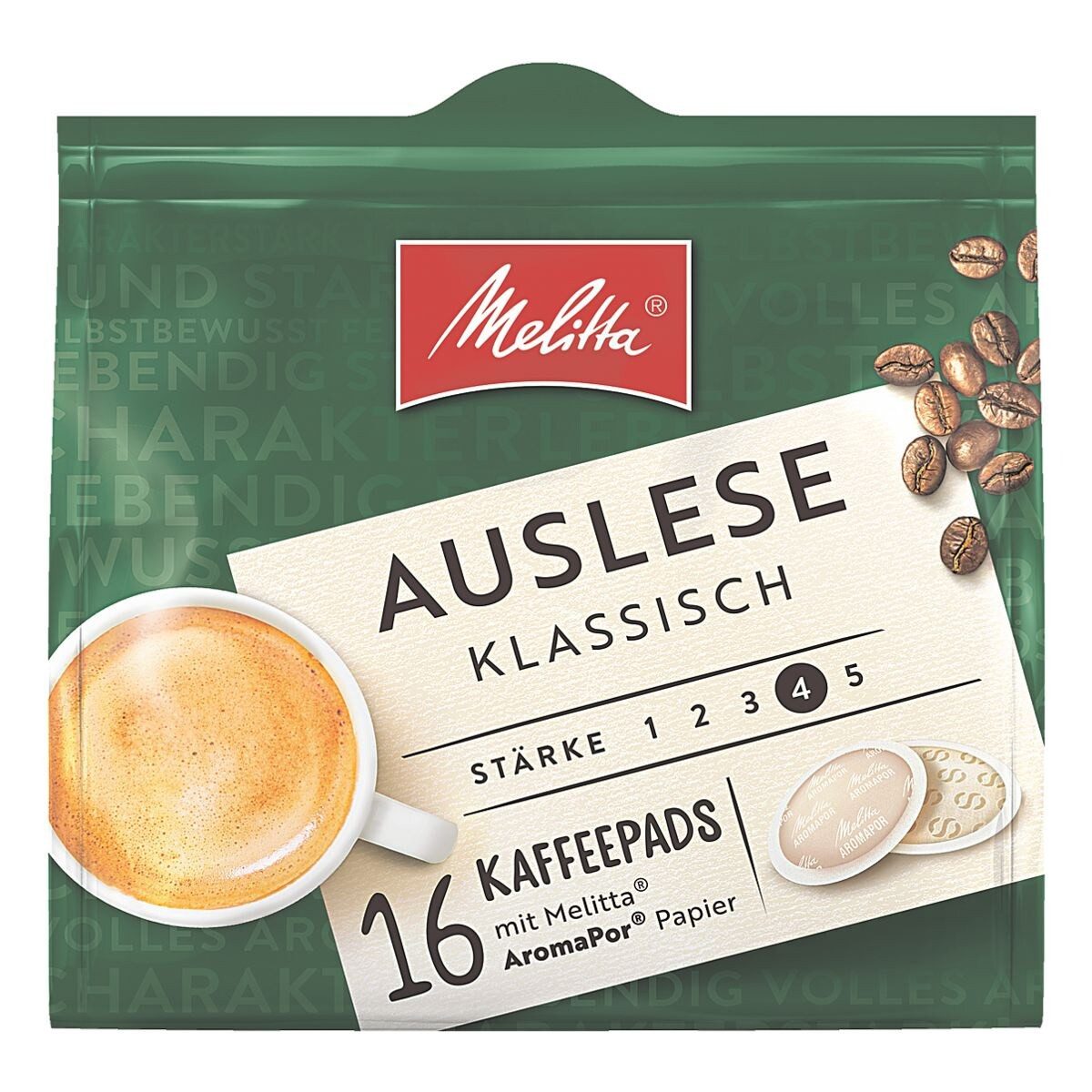 Melitta Kaffee Auslese, 16 Pads
