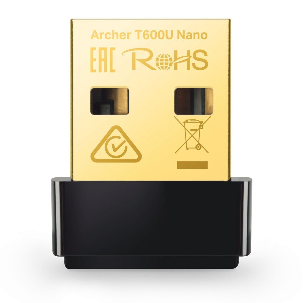 USB T600U Reichweitenverstärker (433 MBit/s) TP-Link AC600 Archer WLAN Stick Nano