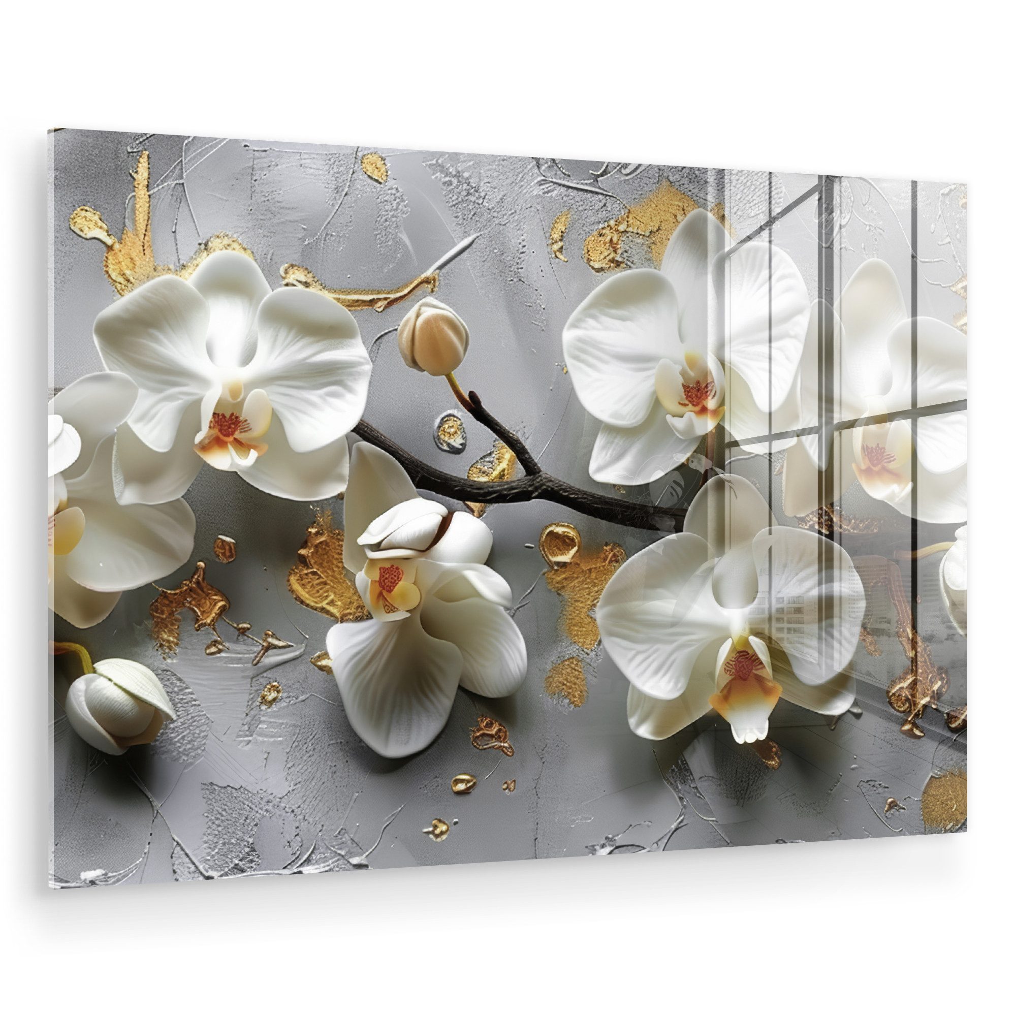 MuchoWow Acrylglasbild Blumen - Orchidee - günstig online kaufen