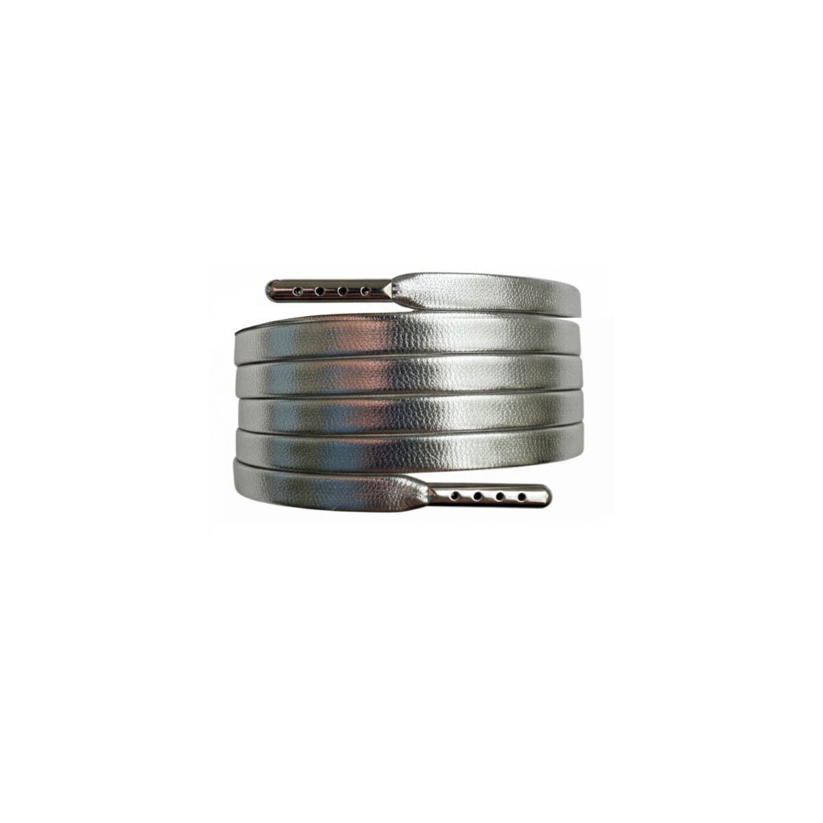 Basicwear Germany Schnürsenkel Flache Lederschnürsenkel mit Metallspitzen