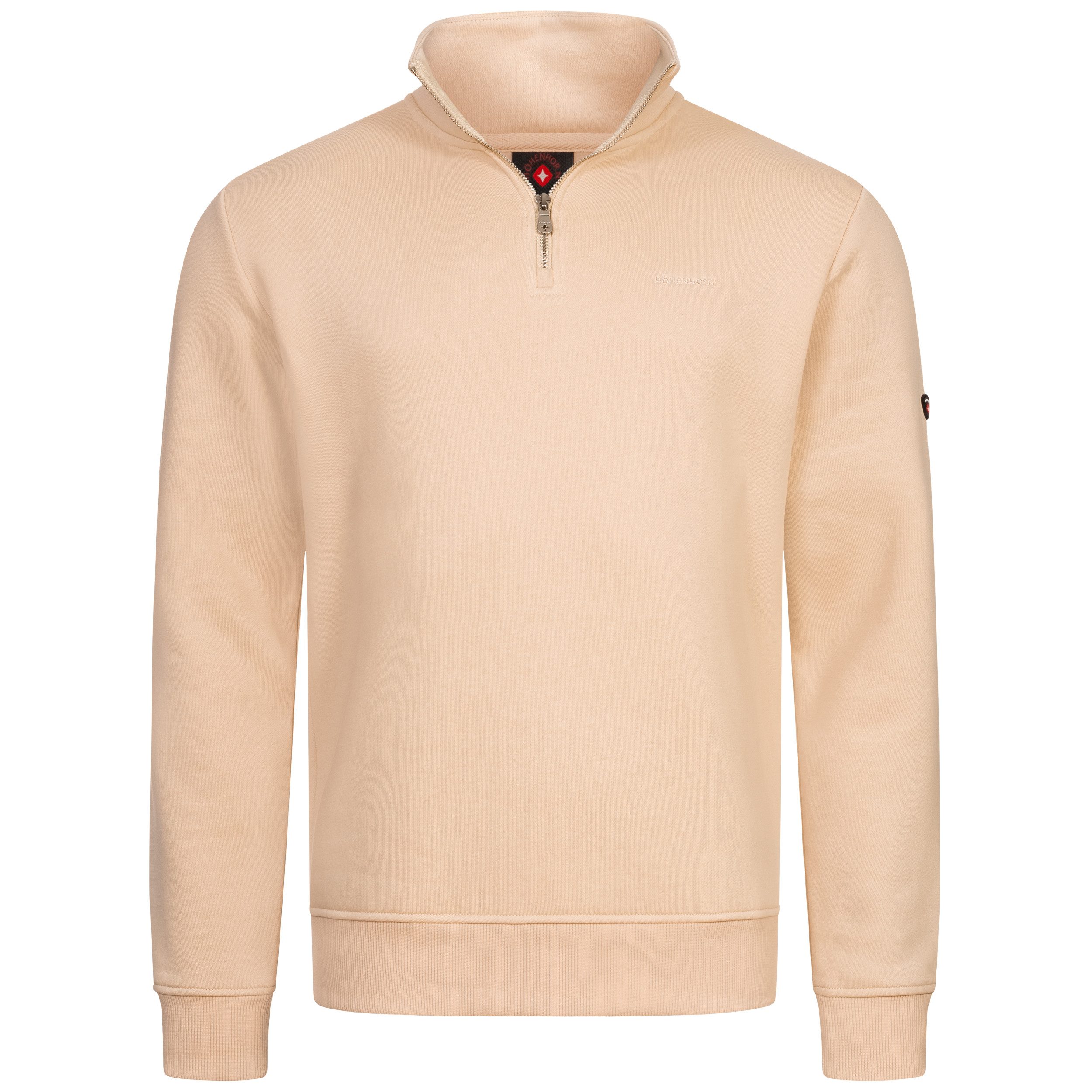 Troyer Troiberg Herren Pullover für Männer 1/4 Zip Sweatshirt mit Kragen