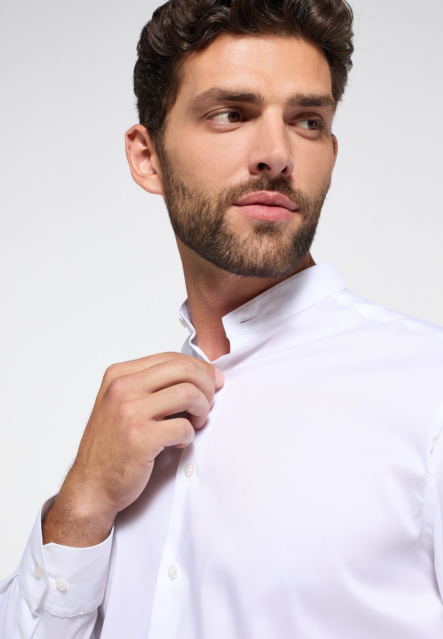 Eterna Langarmhemd MODERN FIT EASY IRON (bügelleicht)