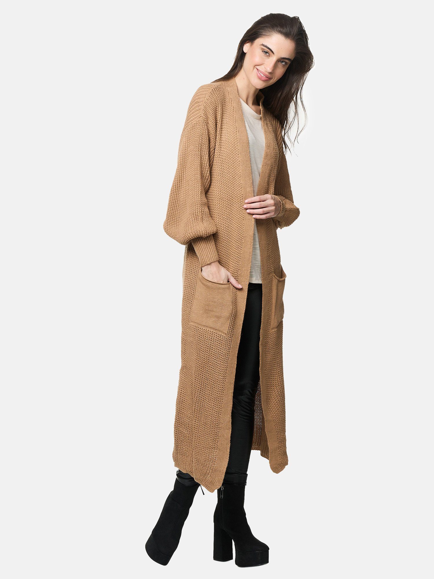 Elara Cardigan Elara Langer Damen Cardigan günstig online kaufen
