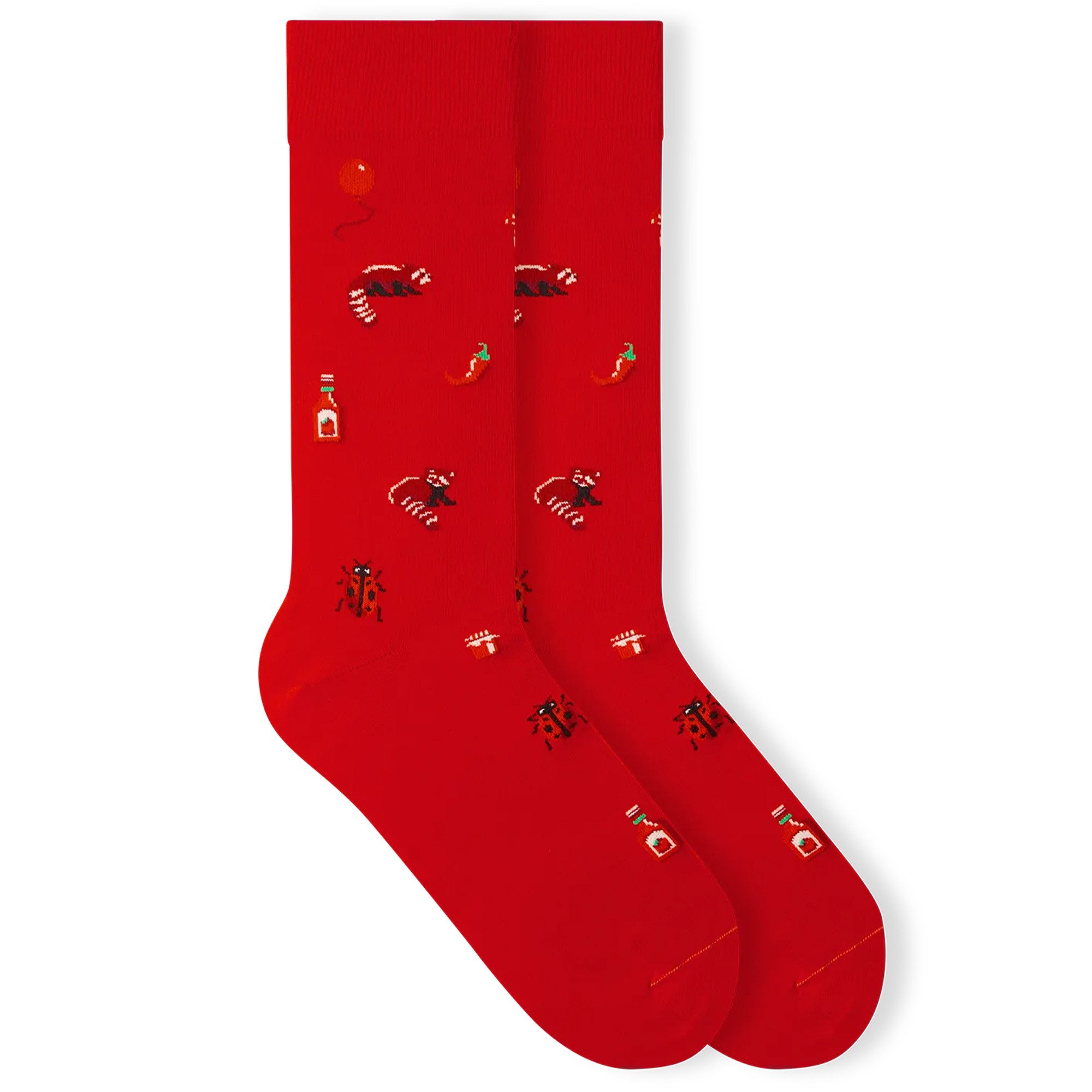 von Jungfeld Socken SIGNATURE ICONS Baumwoll-Mischung 35-46 Unisex (1-Paar, 1 Paar) Lange Anzugsocken, Gemusterte Motivsocken aus Bio-Baumwolle
