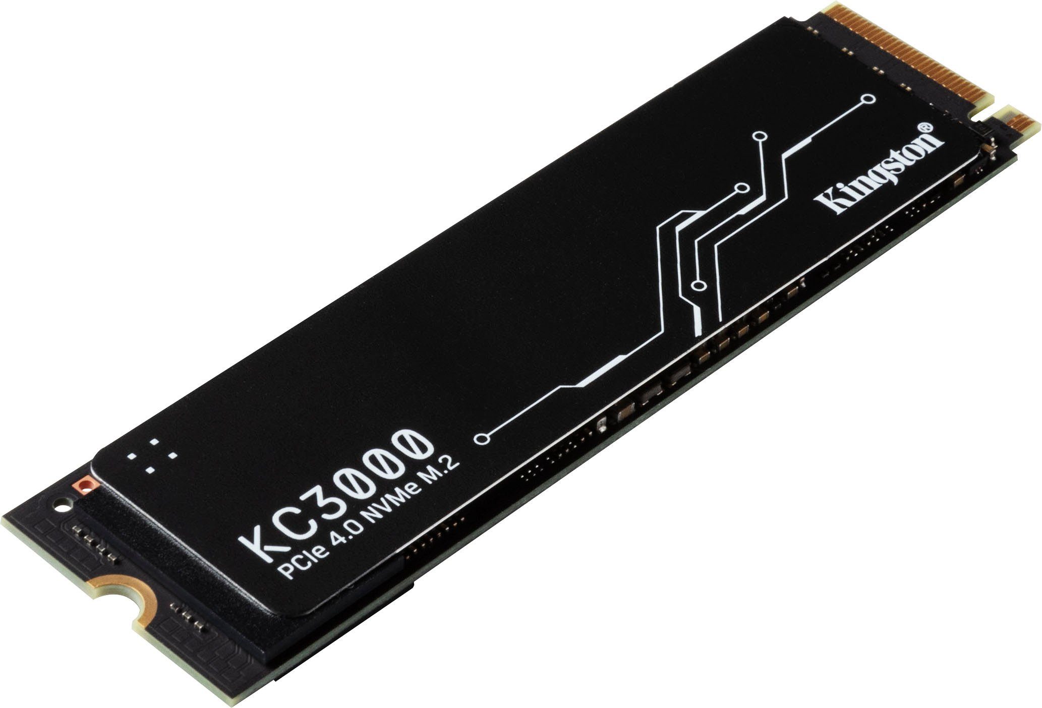 Kingston KC3000 PCIe 4.0 NVMe M.2 interne SSD (512 GB) 7000 MB/S Lesegeschwindigkeit, 3900 MB/S Schreibgeschwindigkeit