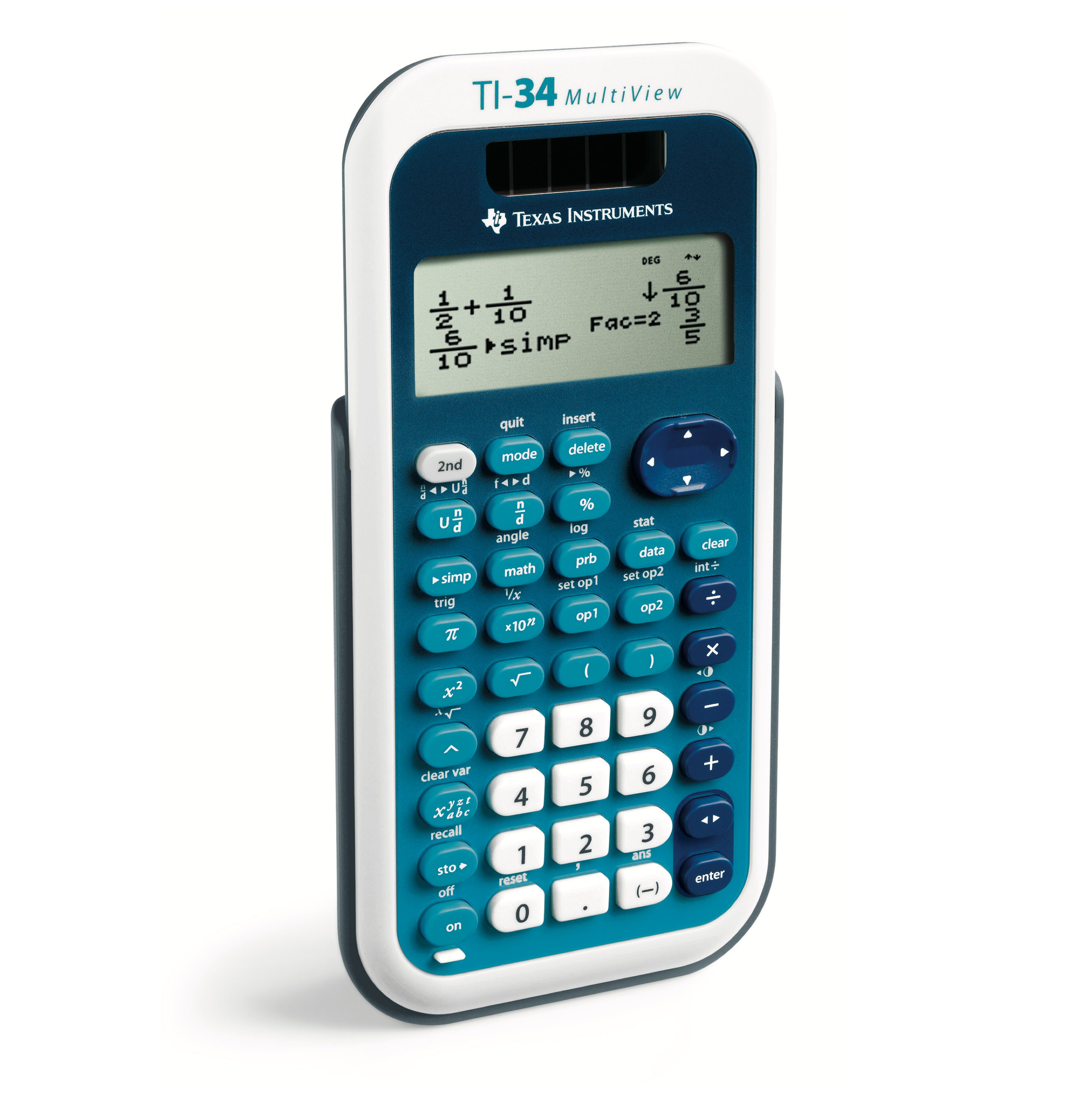 Texas Instruments Taschenrechner Wissenschaftlicher Rechner TI-34 MultiView™, Vierzeiliger, MathPrint™-Funktion