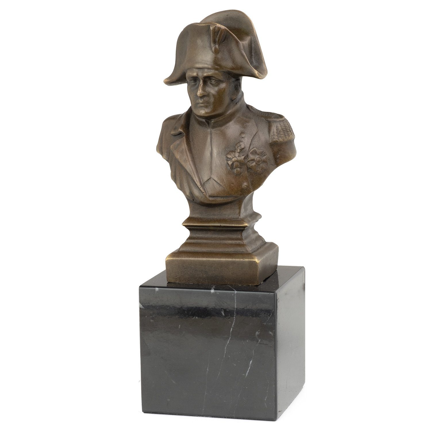 Moritz Skulptur Bronzefigur Kaiser Napoleon Skulpturen Antik-Stil Büste, Statue Figuren