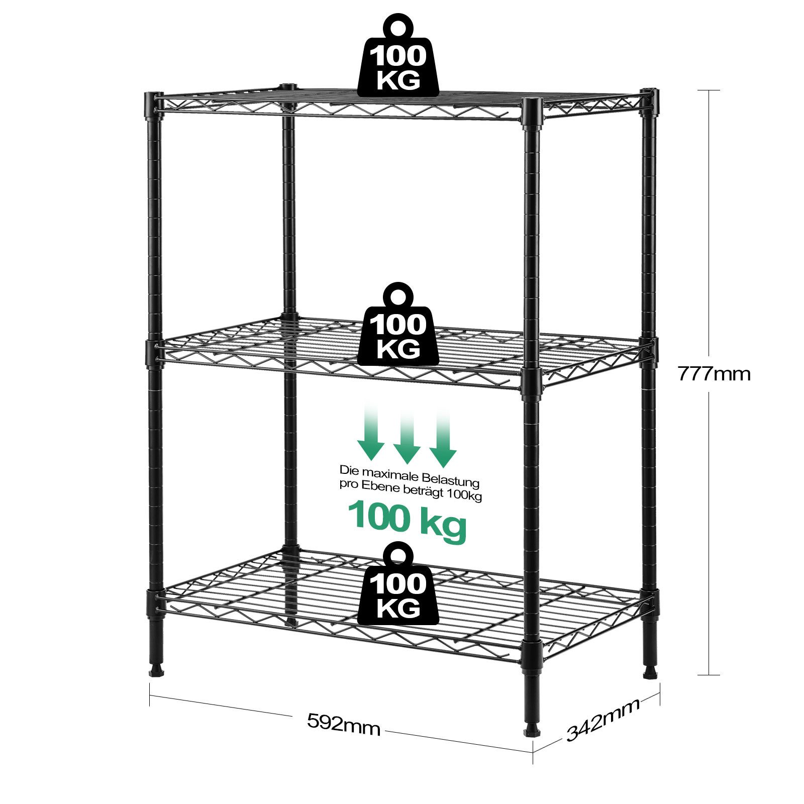 Nilpferd Mehrzweckregal Lagerregal, Regal, Gitterregal Metall günstig online kaufen