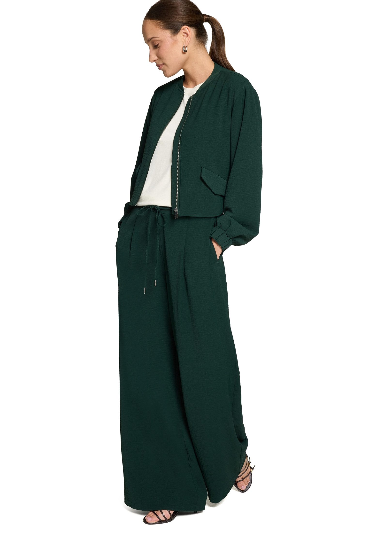 Zero Jackenblazer Damen langarm Material.