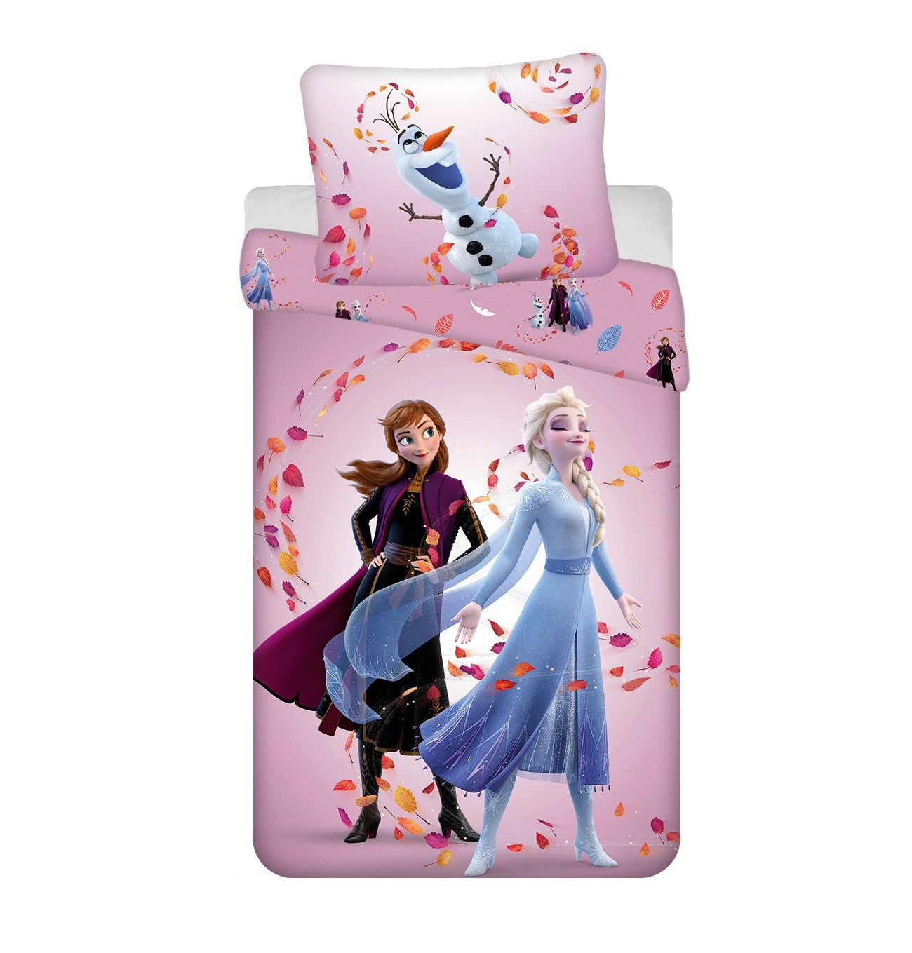 Disney Frozen Bettwäsche Baumwolle 140x200 cm Deckenbezug + 70x90 cm Kissen günstig online kaufen