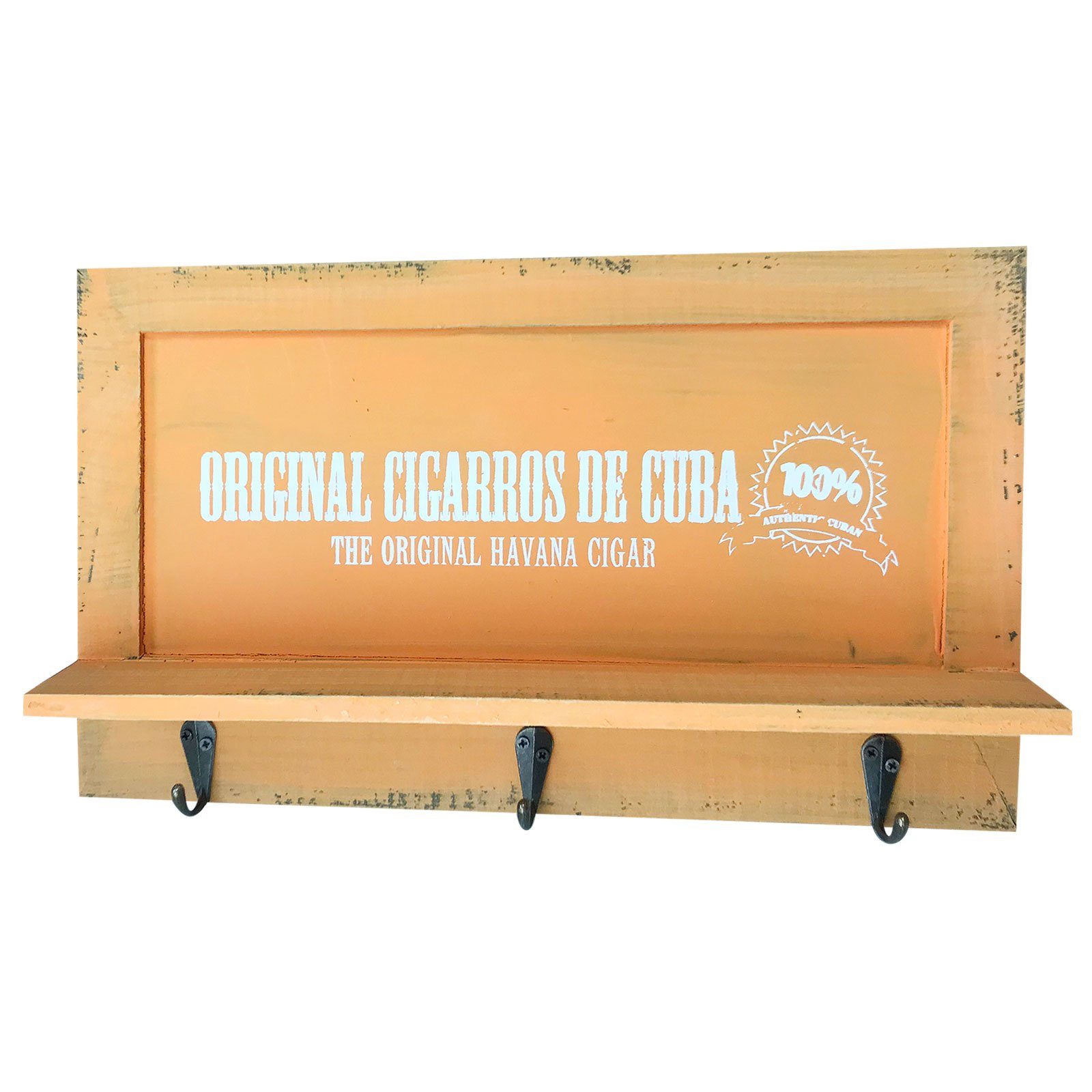 Wellgro Schlüsselbrett Nostalgisches Holz Schlüsselbrett günstig online kaufen