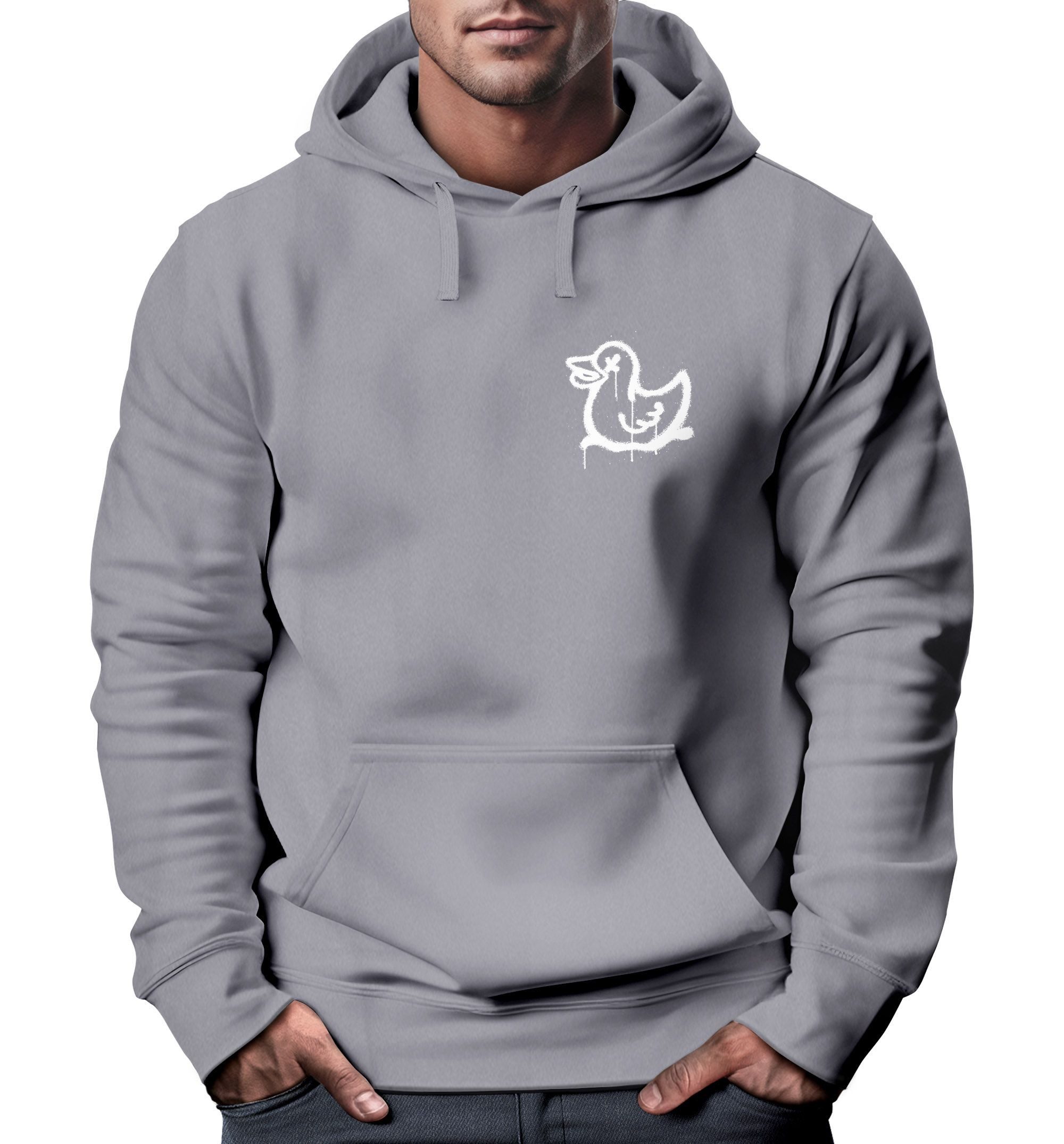 Neverless Hoodie Hoodie Herren Print Aufdruck günstig online kaufen