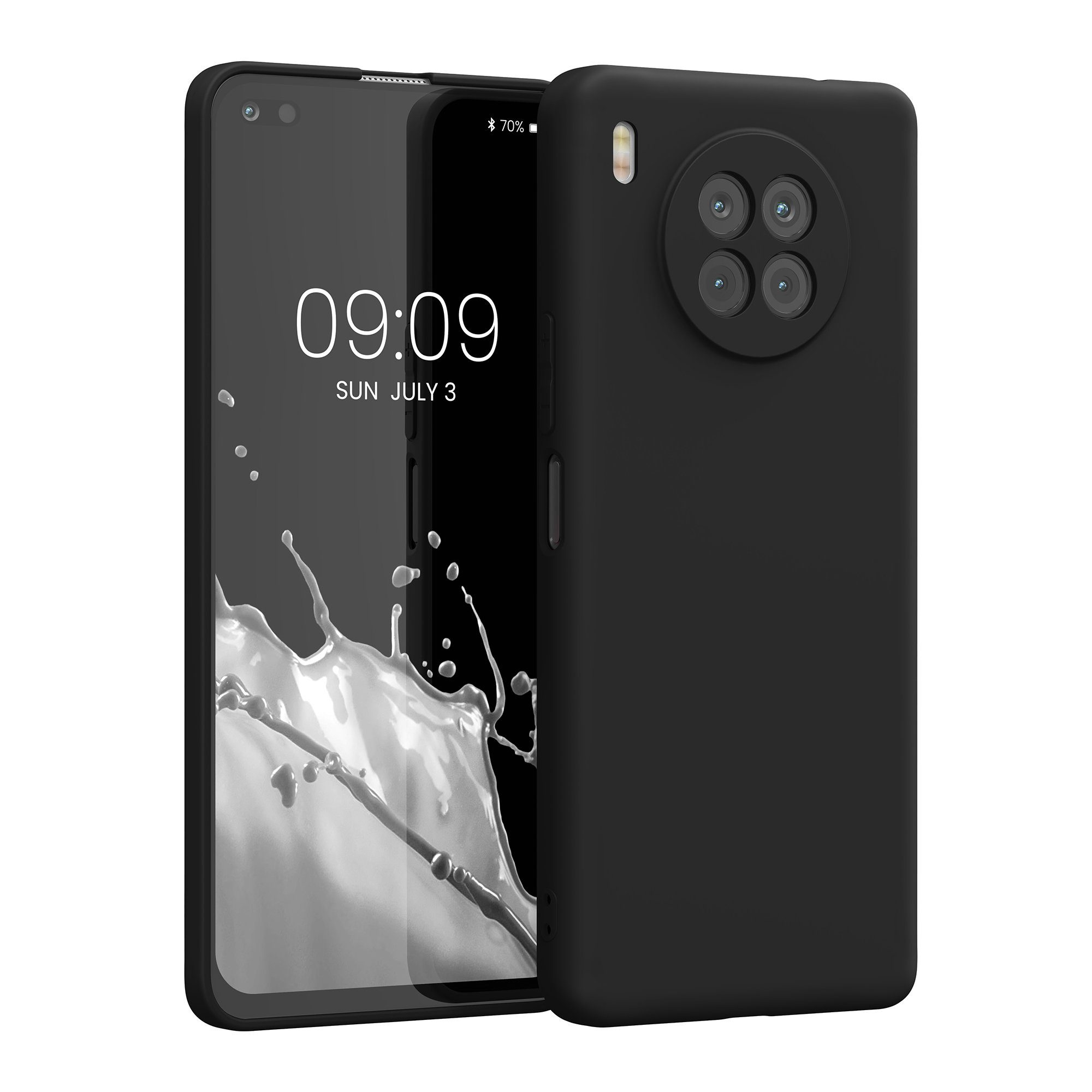kwmobile Handyhülle Hülle für HONOR 50 Lite, Hülle Silikon - Soft Handyhülle - Handy Case Cover