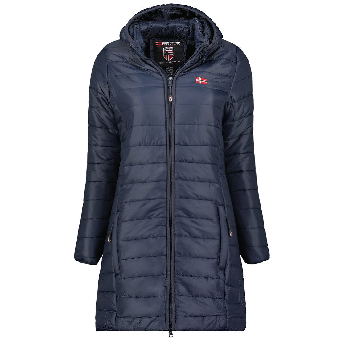Steppmantel Hochwertige Outdoorjacke ATIKA HOOD LONG