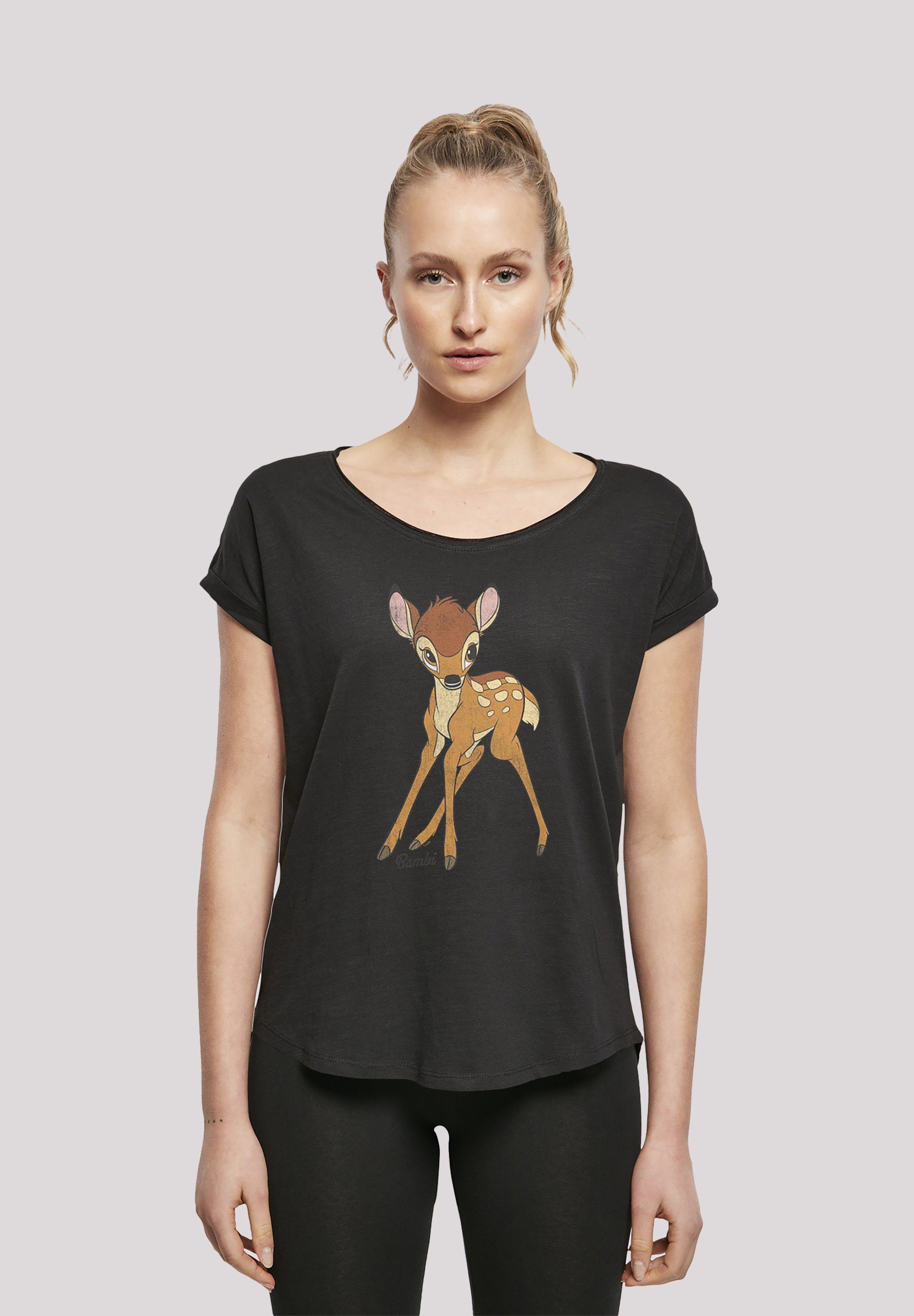 F4NT4STIC T-Shirt Disney Classic Bambi Print schwarz
