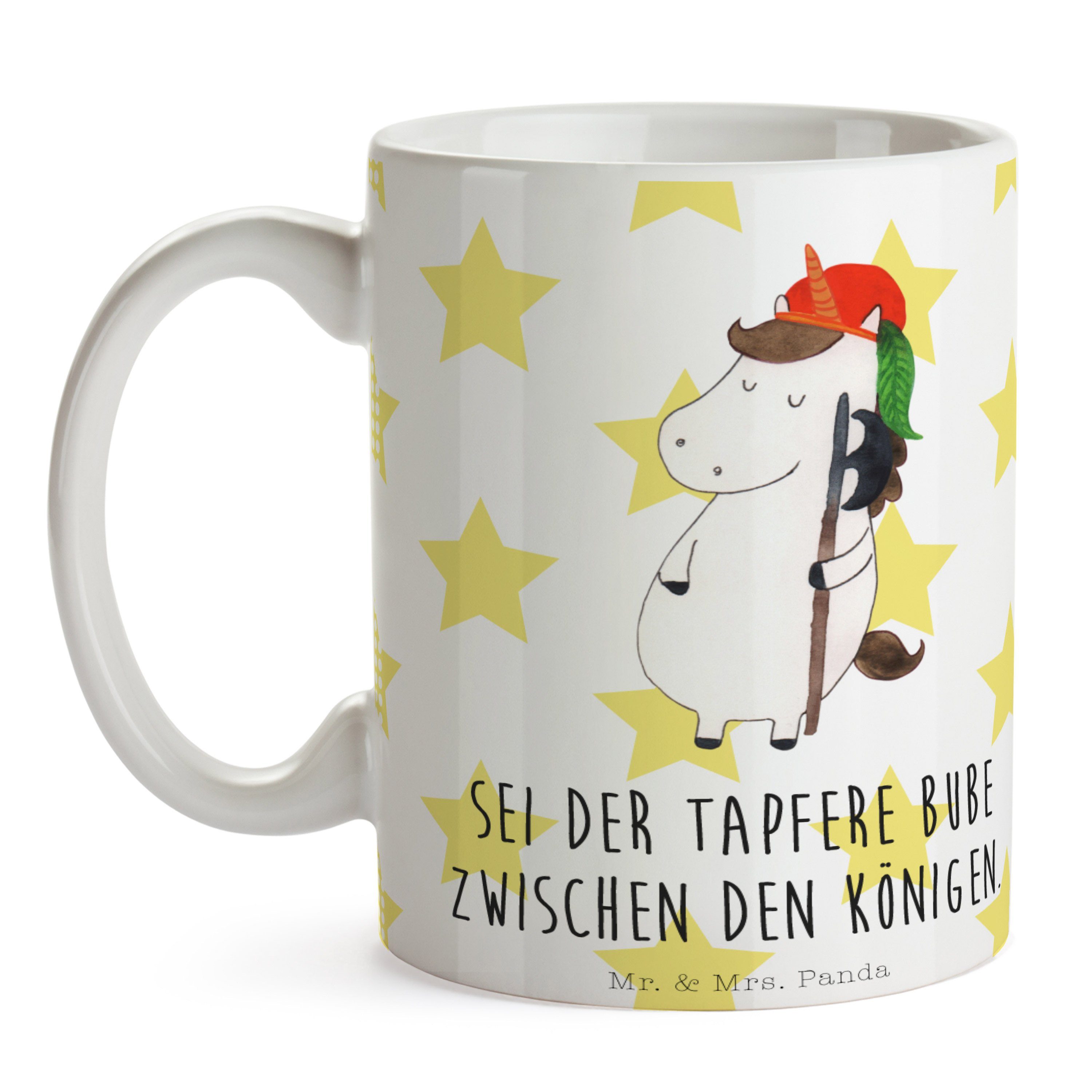 Pegasus, & Mrs. Mr. Weiß Einhorn - Bube - Panda Porzellantasse, Geschenk, Tasse Keramiktasse, Keramik