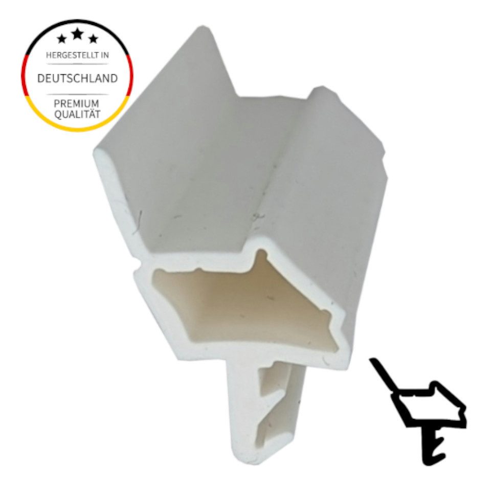 Einfach Стрічки ущільнювальні Türdichtband Zimmertürdichtung I 5m I Farbe Weiß oder Beige