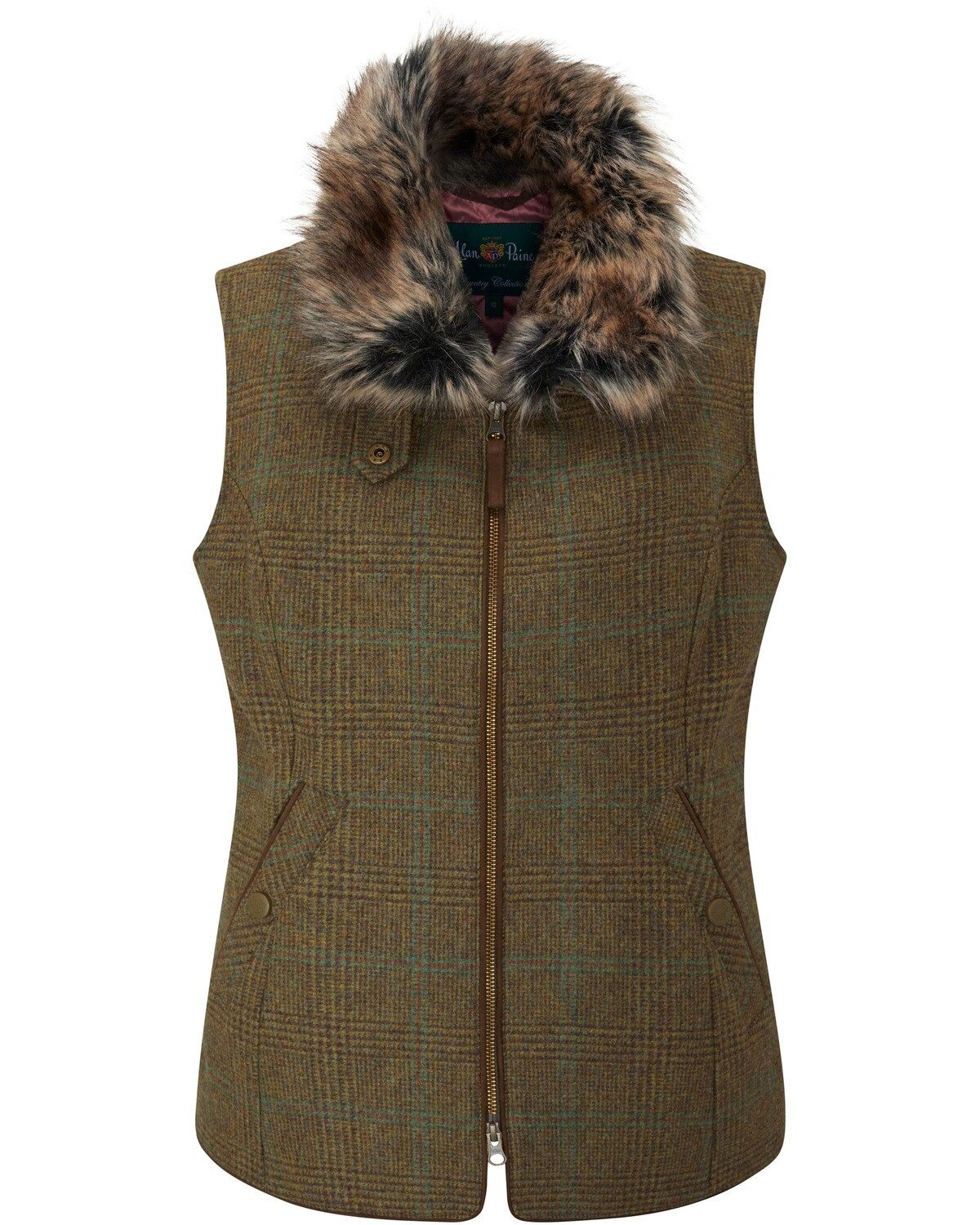Alan Paine Karoweste Weste Surrey Ladies Tweed Water Repellant
