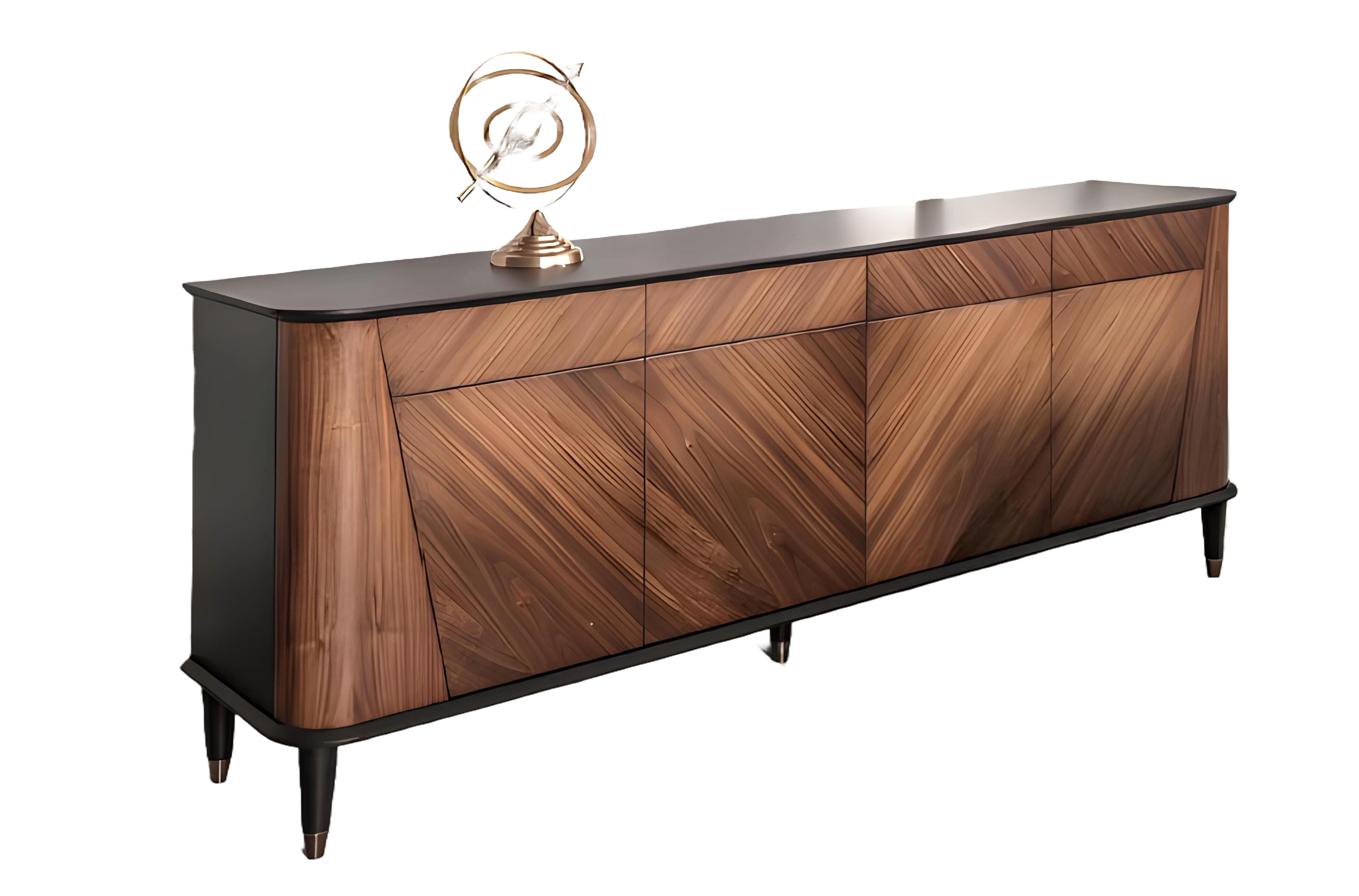 Xlmoebel Kommode Holz Sideboard mit modernem Design und viel Stauraum für das Büro (Konsole, Konsole), Hergestellt in Europa