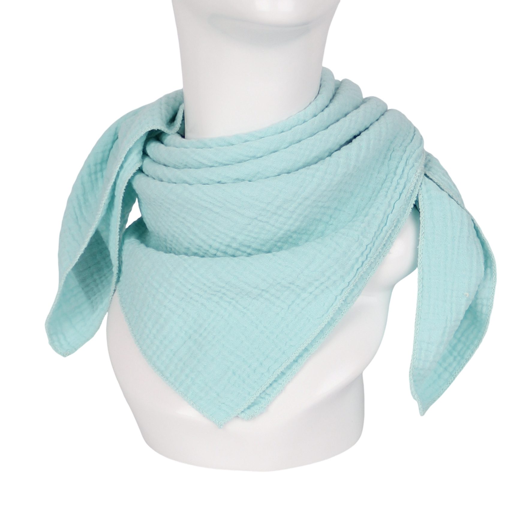 MIRROSI Nickituch Halstuch ca.70x70cm aus Musselin, Made in Italy, Damen Dreieckstuch ideal für Frühling, Sommer oder Herbst