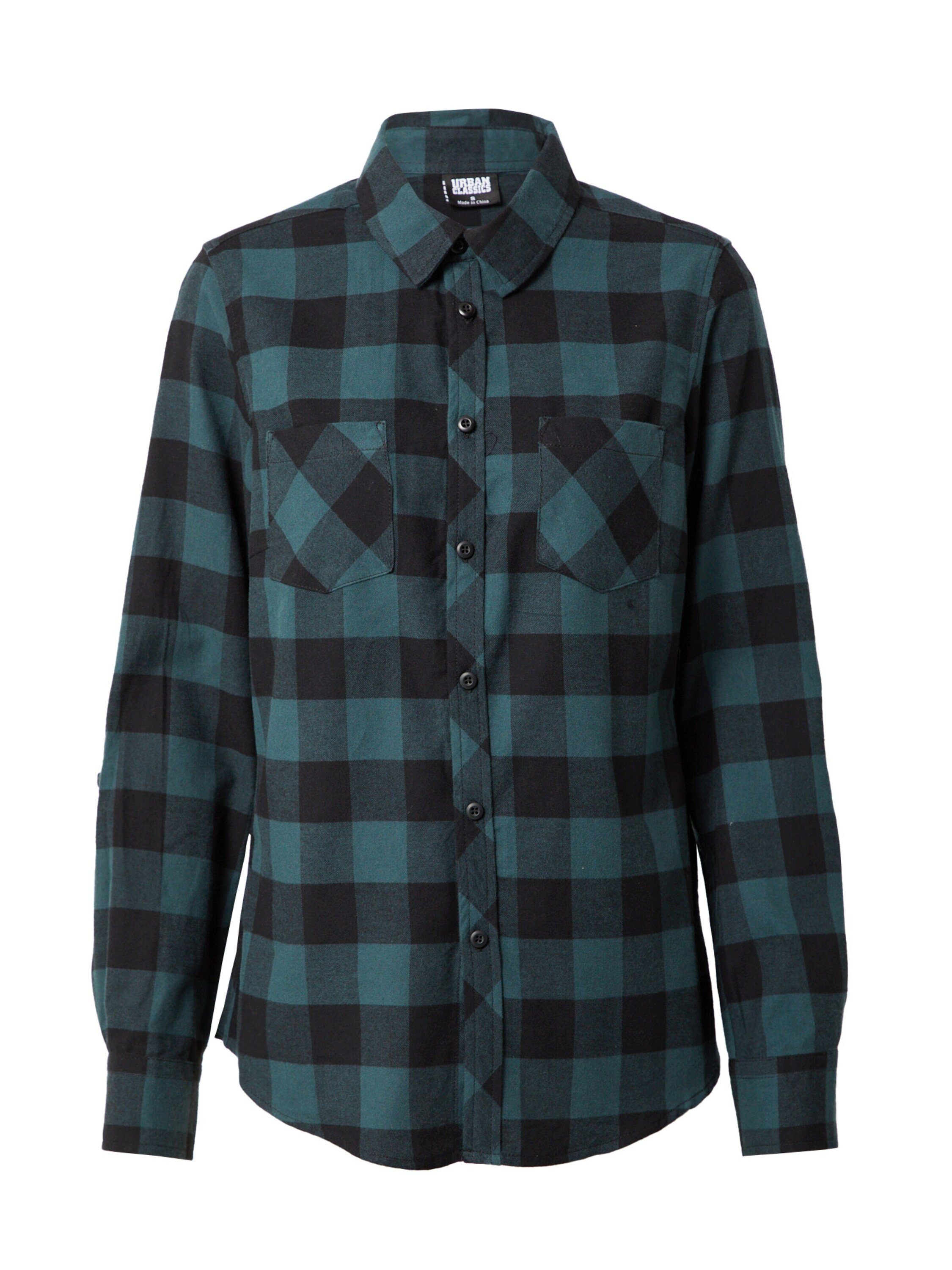 URBAN CLASSICS Langarmbluse (1-tlg) Drapiert/gerafft