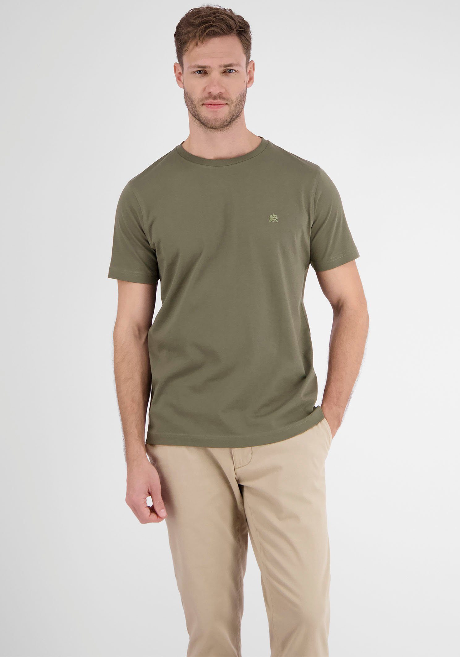 LERROS T-Shirt im Basic-Look aged olive