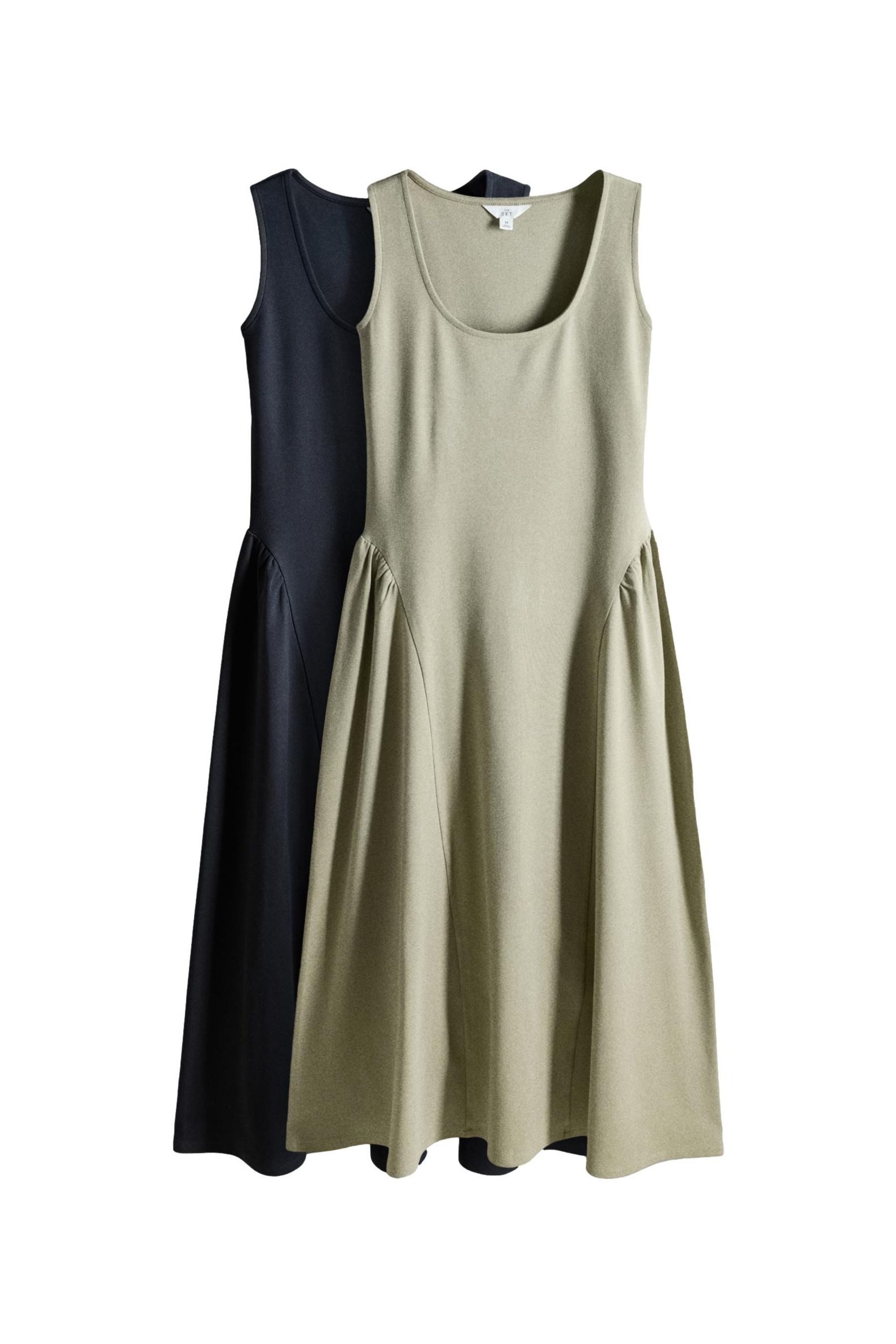 The Set Maxikleid The Set Jersey-Maxikleid, 2er-Pack (2-tlg)