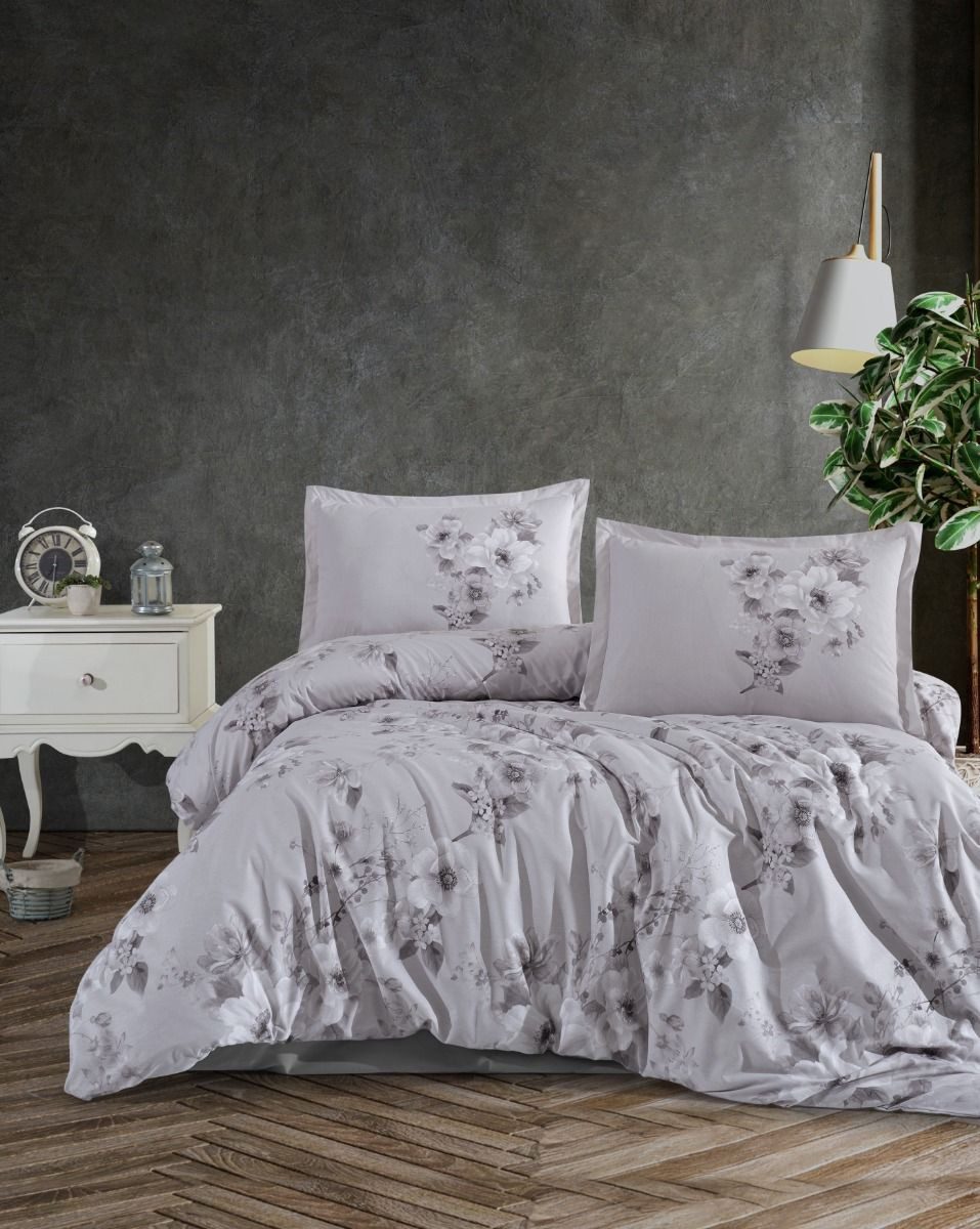 EmirtexHome Bettwäsche LAVELLA YASMIN BETTBEZUG SET RANFORCE, 200X220 CM 4-Teilig, Baumwolle, 4 teilig