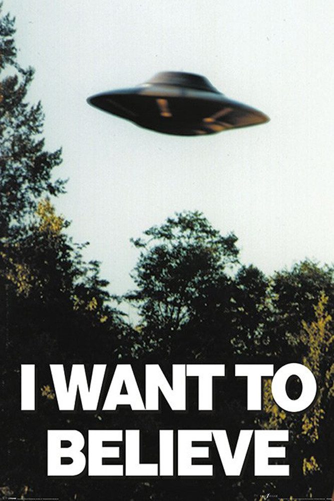 Poster X-files, The - Poster - I Want To Believe günstig online kaufen
