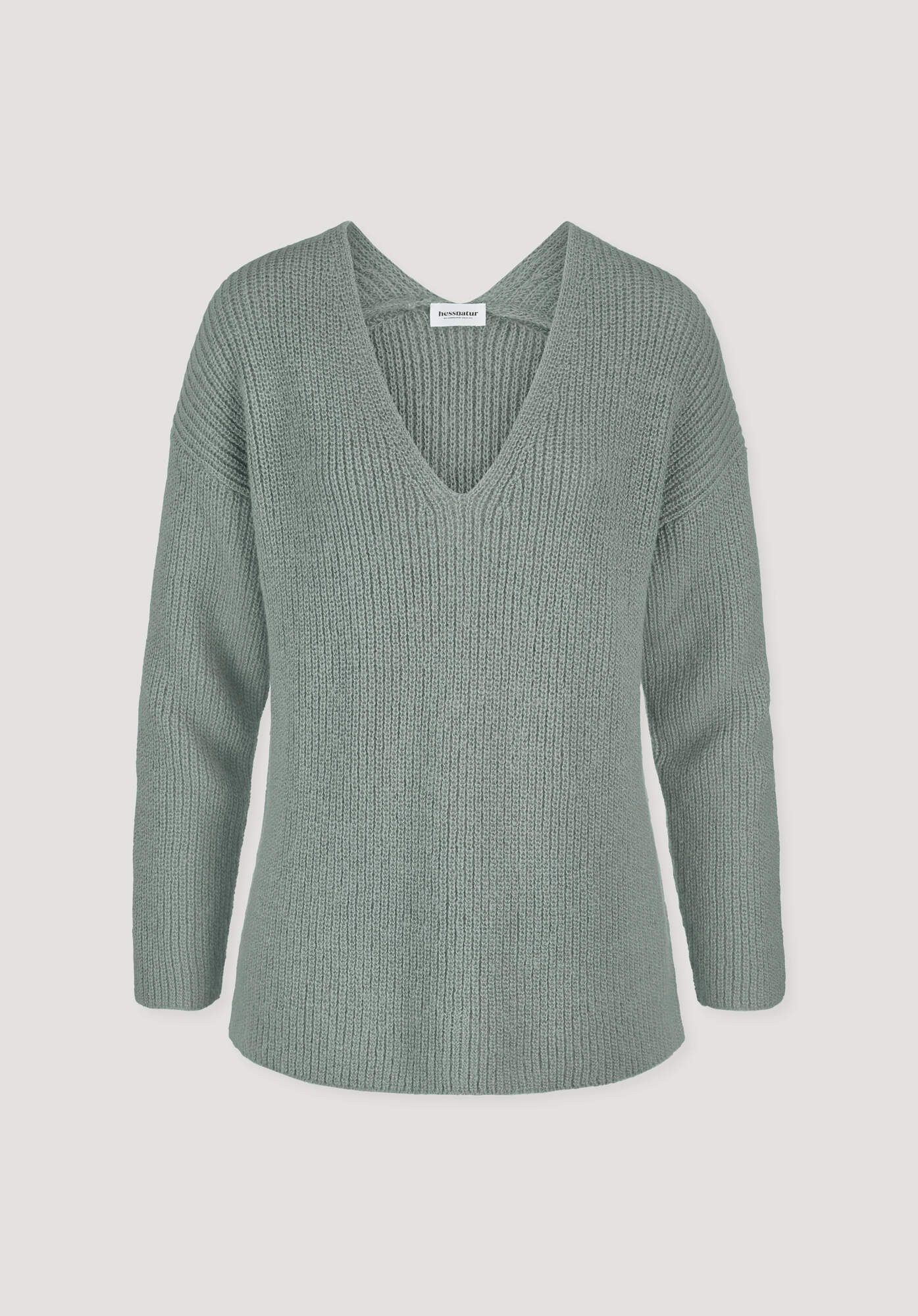 Hessnatur Strickpullover aus reinem Alpaka (1-tlg)