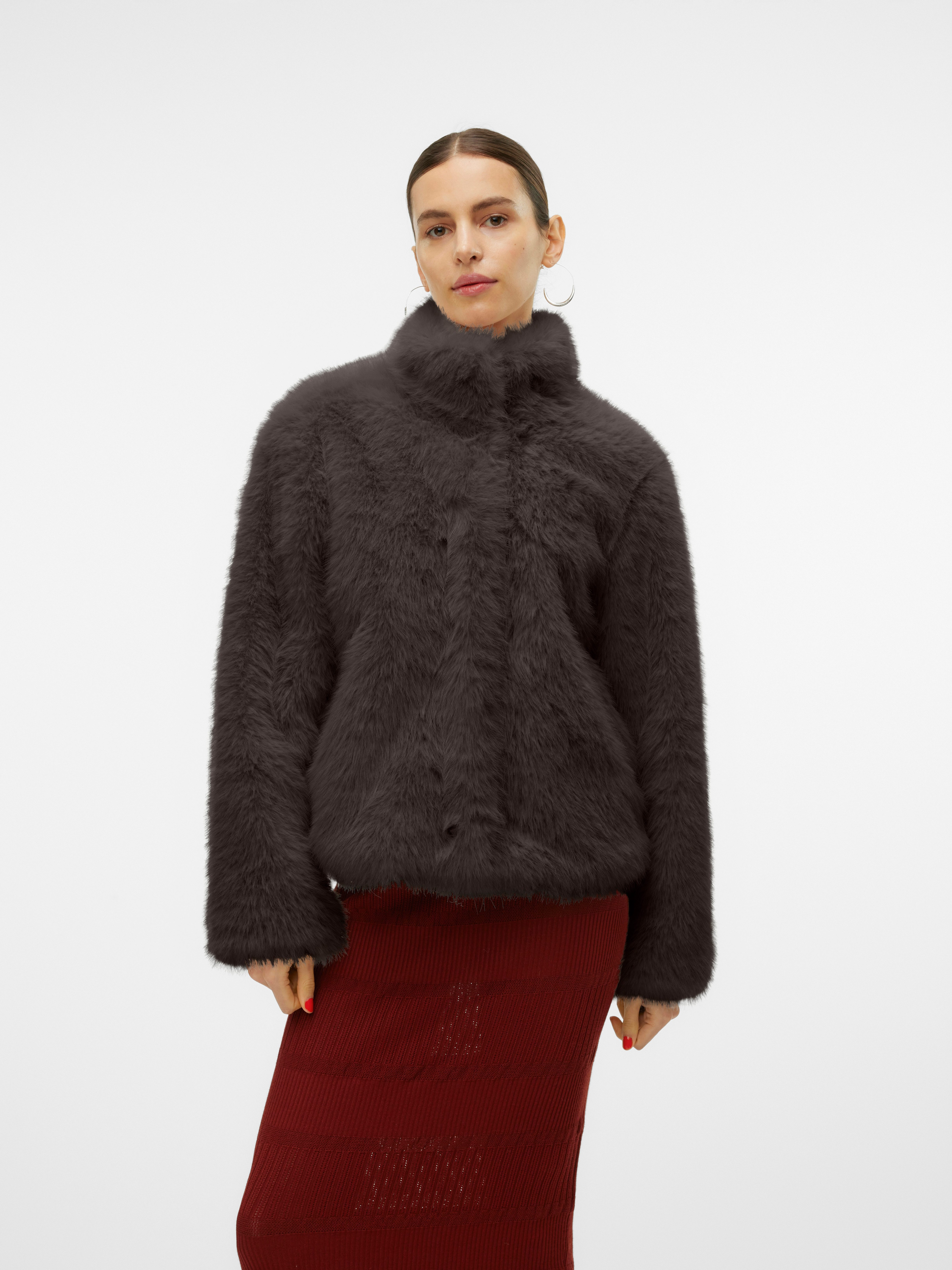 Vero Moda Fellimitatjacke VMMONROE SHORT JACKET günstig online kaufen