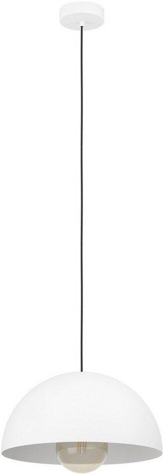 EGLO Hängeleuchte GAETANO Pendellampe - Stahl - E27 - 1X40W - IP20, ohne Leuchtmittel, Hängelampe, Deckenlampe, Wohnzimmer, Esszimmer, H110 x Ø38 cm