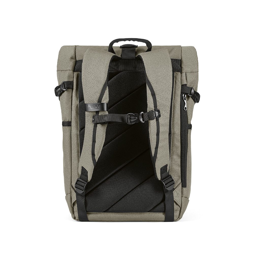 CABBEL Rucksack Rucksack 28L Laptop 17 Zoll rPET Trolley nachhaltig robust leicht (Rucksack, 1-tlg., Einzelartikel), Grau, recyceltes Polyester, 61% rPET-Anteil, 28 Liter, 1116g, 17 Zoll