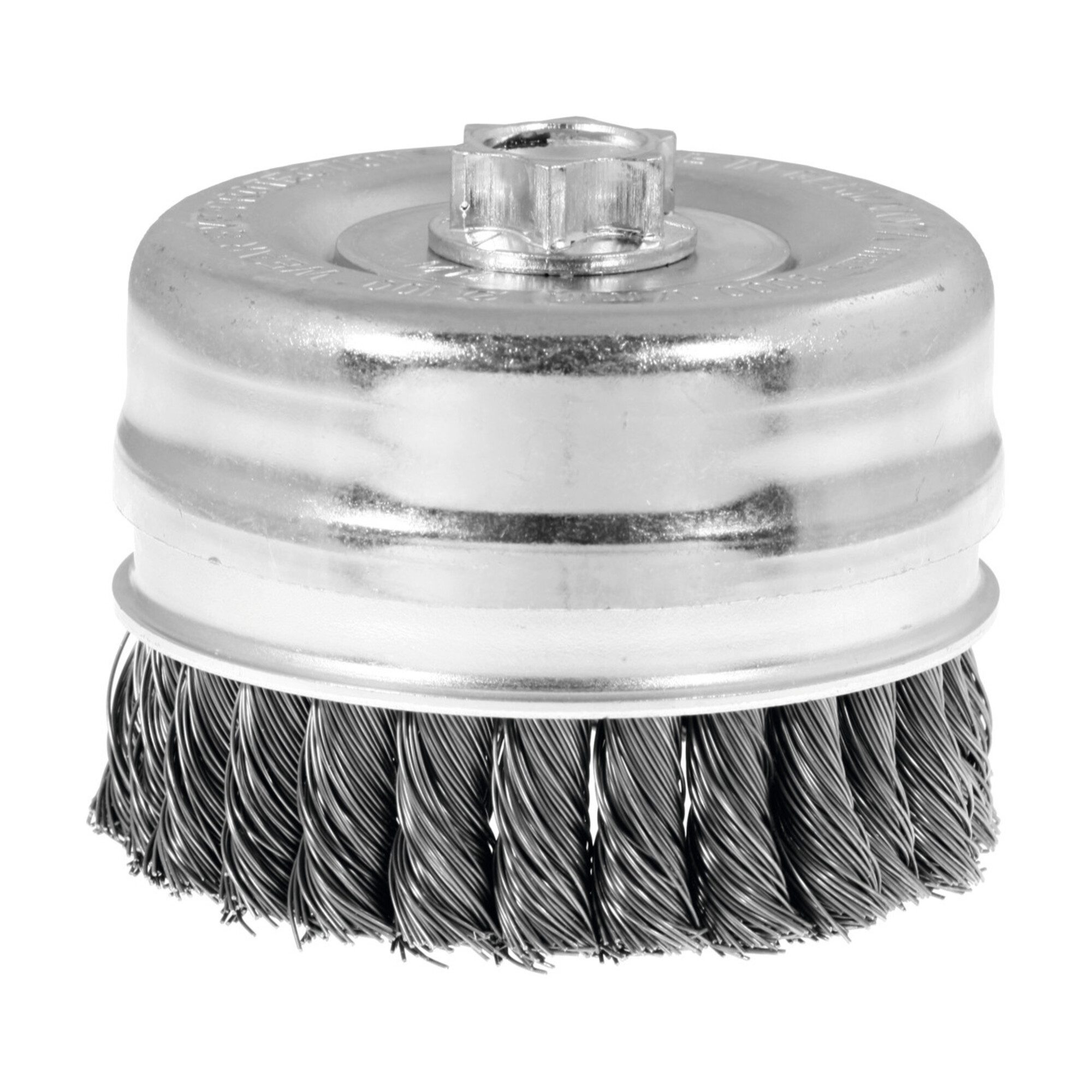 Lessmann Rundbürste Lessmann Topfbürste Stahldraht 0,50 mm, Bürsten-⌀xGewinde: 125XM14 mm