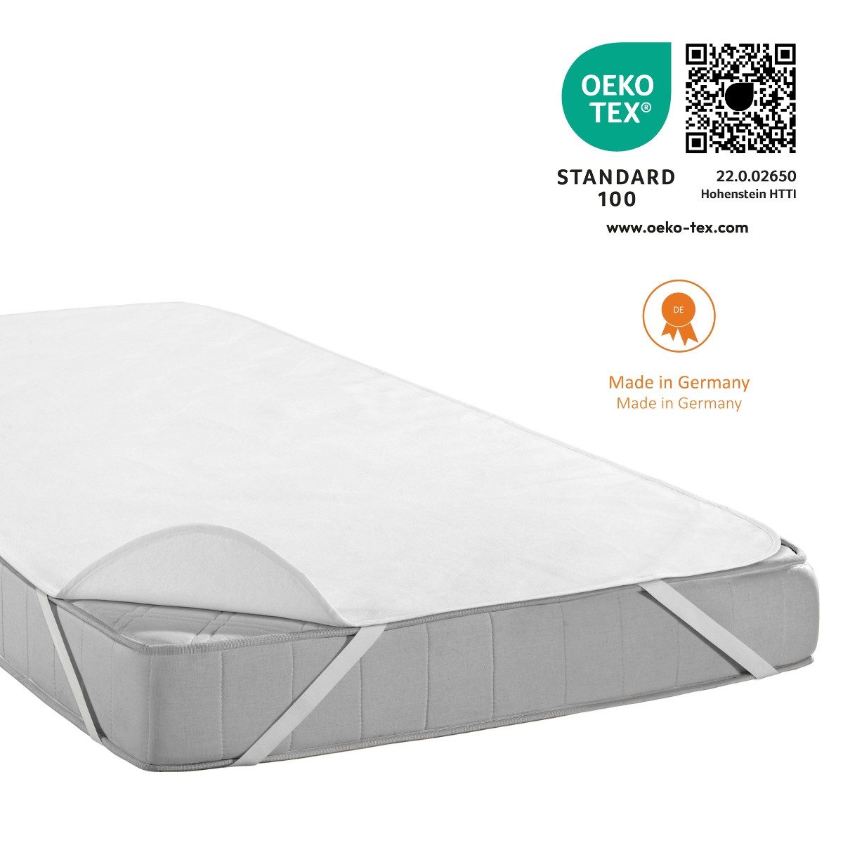 Matratzenauflage Premium Molton Matratzenschoner sleepling, atmungsaktiv, mit Eckgummis, Schutz gegen Feuchtigkeit und Schmutz – Bild 4 von 5