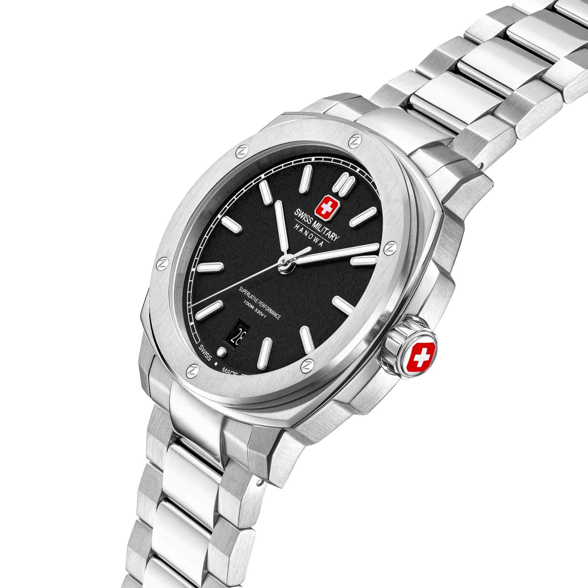 Swiss Military Hanowa Quarzuhr Quarzuhr Herrenuhr 40 mm Quarz Herren