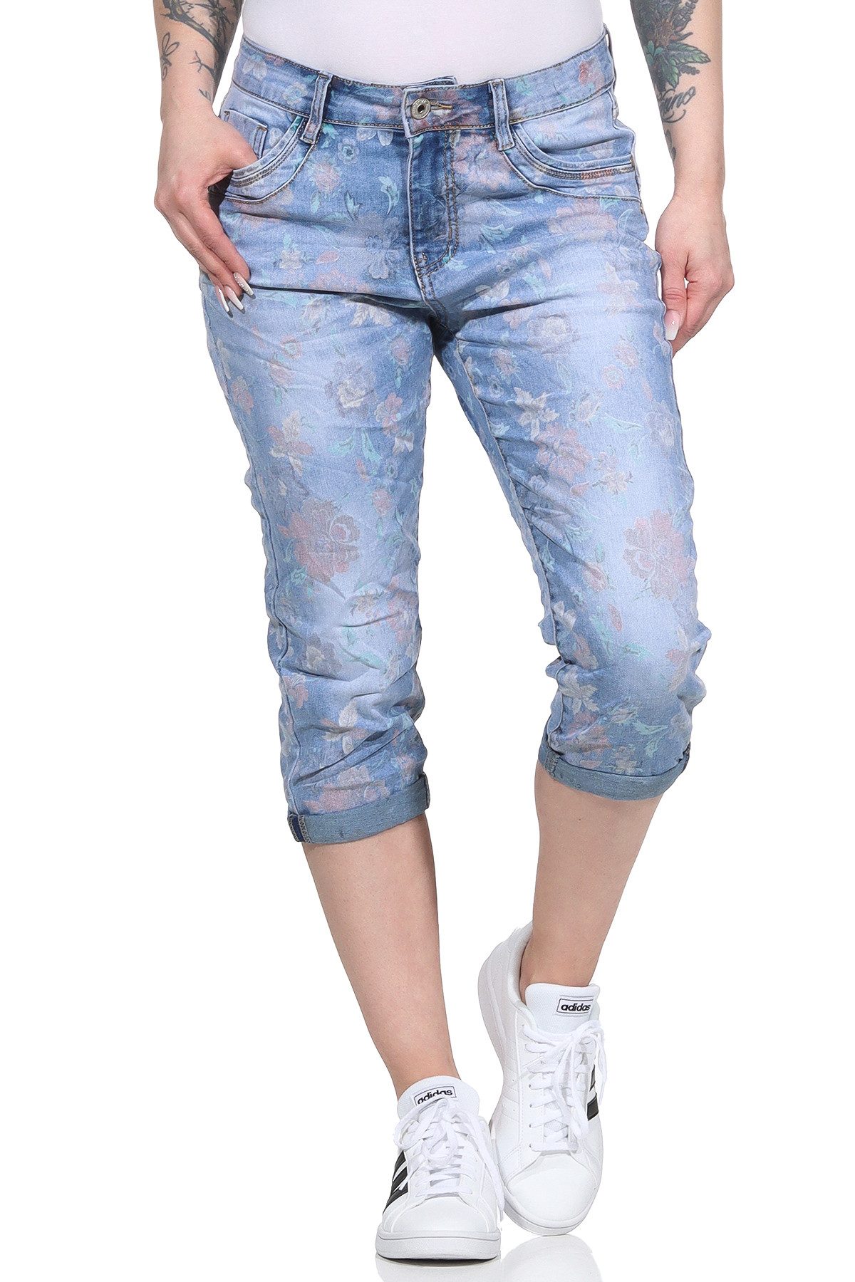 Jewelly 3/4-Jeans 80 Capri Jeans Streetwear günstig online kaufen